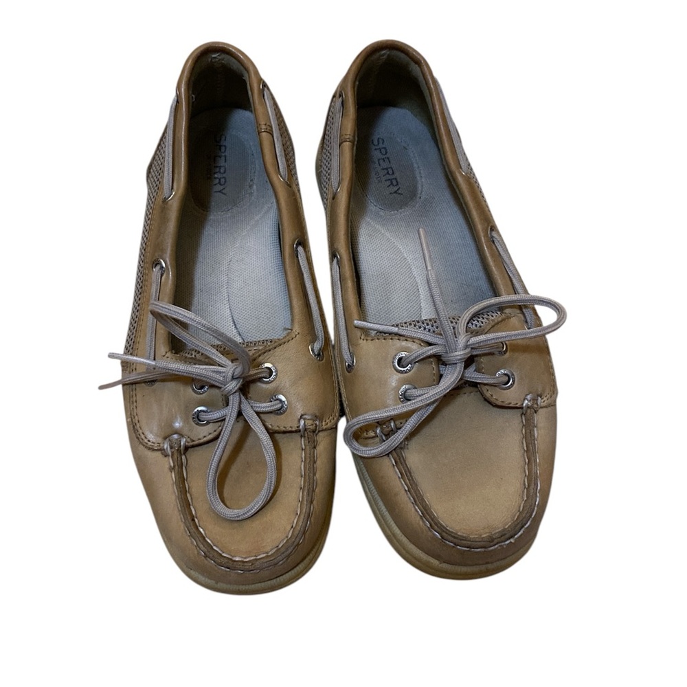 Sperry  Women’s Tan Top-Sider Boat Shoes Size 7.5M